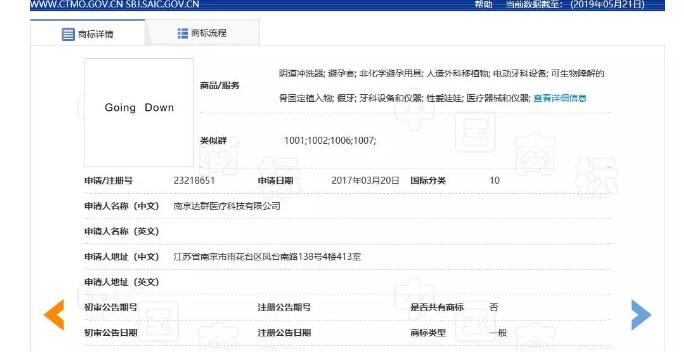 二審判定：“Going Down”作為商標(biāo)使用有不良影響（附判決書）