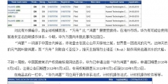 繼“鴻蒙”后 華為在歐注冊“方舟操作體系”商標