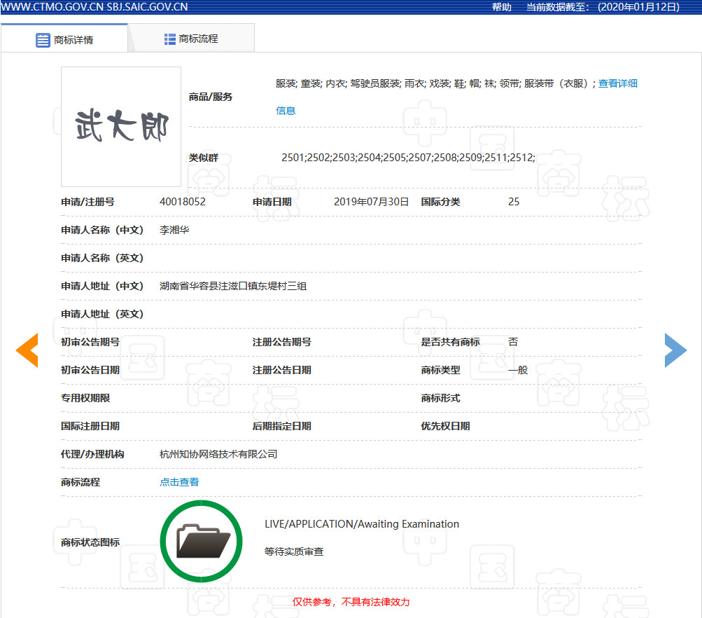 “武大郎”商標因烈士被駁回？烈士姓名禁用商標