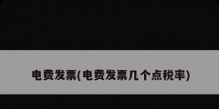 電費(fèi)發(fā)票(電費(fèi)發(fā)票幾個點(diǎn)稅率)